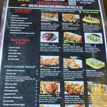 Jono's Simple Japanese - Eastvale - Happy hour menu 4/22 - Sushi Bars Near Me - Eastvale, California Jono's Simple Japanese - Eastvale - Happy hour menu 4/22 - Sushi Bars Near Me - Eastvale, California