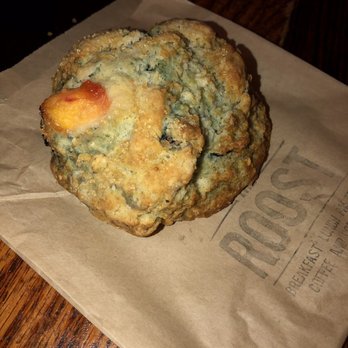 The Roost - so dryyyy Peach and blueberry biscuit - Breakfast & Brunch Near Me - Lawrence, Kansas The Roost - so dryyyy Peach and blueberry biscuit - Breakfast & Brunch Near Me - Lawrence, Kansas
