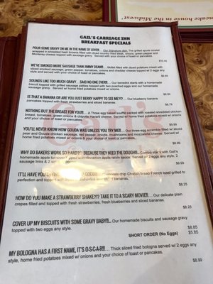 Menu photo 5 Gail's Carriage Inn Des Plaines, IL