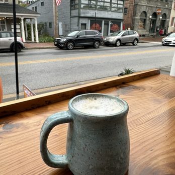 Georgia Grace Cafe - Vanilla Latte on the porch - Modern European Near Me - Ellicott City, Maryland Georgia Grace Cafe - Vanilla Latte on the porch - Modern European Near Me - Ellicott City, Maryland