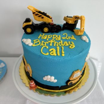 Samantha's Sweet Shoppe - a birthday cake with construction vehicles - Custom Cakes Near Me Samantha's Sweet Shoppe - a birthday cake with construction vehicles - Custom Cakes Near Me