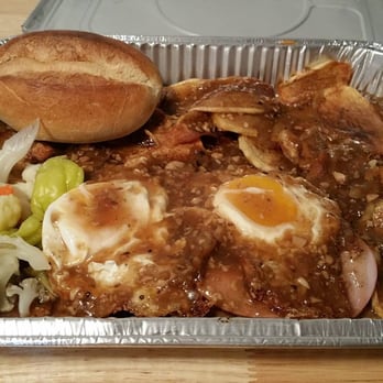 Fire Pit BBQ - Bitoque; quite possibly 6 to 8 cloves of garlic in that sauce.  =8D - Barbeque Near Me - Hackensack, New Jersey