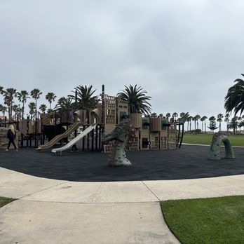 Oxnard Beach Park - Pirate ship themed playground - Beaches Near Me - Oxnard, California