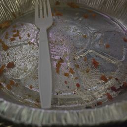 Empty plate of glory from 2 guys and a grill. I meant to take the Pic before I ate it. Oops!