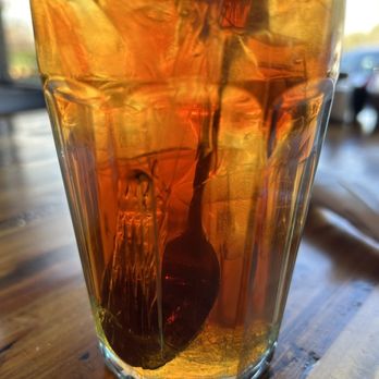Milton's Pizza and Pasta - Wakefield - a glass of iced tea - Pizza Near Me - Raleigh, North Carolina