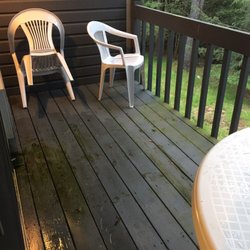 Tanglwood Resort - Never once did we want to sit outside...