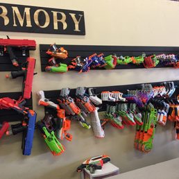 A huge selection of Nerf guns to choose from!!