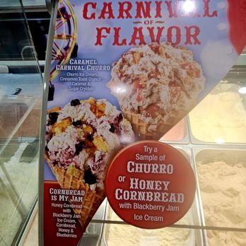 Cold Stone Creamery - Tried them both went with the Churro very sweet. - Ice Cream & Frozen Yogurt Near Me - Southlake, Texas Cold Stone Creamery - Tried them both went with the Churro very sweet. - Ice Cream & Frozen Yogurt Near Me - Southlake, Texas