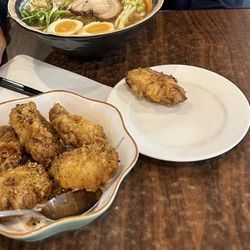 Tasty House - Ramen and chicken wing. Had a nice lunch there today.