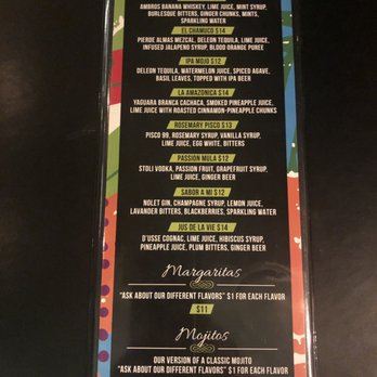 Mojo - Drink Menu Part 2. - Latin American Near Me - Forest Hills, New York Mojo - Drink Menu Part 2. - Latin American Near Me - Forest Hills, New York