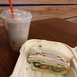 Turkey avocado & Iced Chai