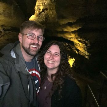 Mystery Cave - My girlfriend and I in one of the cave hallways - Landmarks & Historical Buildings Near Me - Spring Valley, Minnesota Mystery Cave - My girlfriend and I in one of the cave hallways - Landmarks & Historical Buildings Near Me - Spring Valley, Minnesota