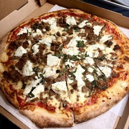 Take out only lasagna pizza.