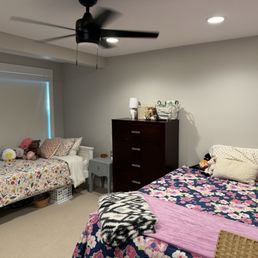 My daughters room, which is never clean