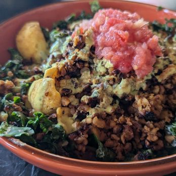 Baba’s Vegan Cafe - Bachos or Baba's Nahchos...this was pretty good!!!!  Shared among our group. - Vegan Near Me - Los Angeles, California