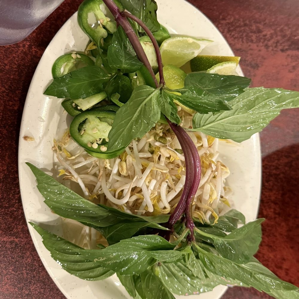 Pho 20 - Bean sprouts, rau quế, jalapeños, lime wedges - Vietnamese Near Me - Avon, Colorado Pho 20 - Bean sprouts, rau quế, jalapeños, lime wedges - Vietnamese Near Me - Avon, Colorado