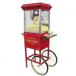 Tania's Party Rentals and Balloon Store - Popcorn Machine. Includes 60 popcorn bags for guests.