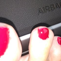 Fashion Nails - Slopped all over toes!
