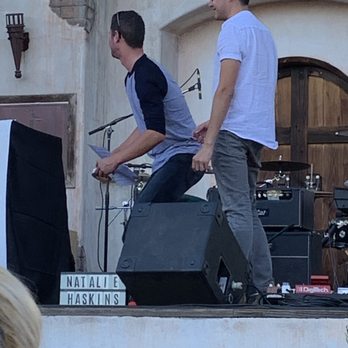 California Mid-State Fair - Anthony Thayer and Warren Haskins setting up.... - Festivals Near Me - Paso Robles, California