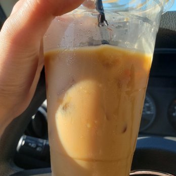 Perky Cups - Regular iced coffee. Great strong brew - Coffee & Tea Near Me - Houston, Texas