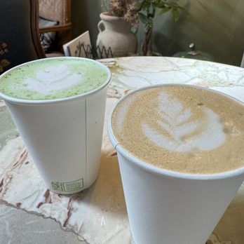 Flower Cat - Matcha strawberry latte, maple honey latte - Cafes Near Me - Brooklyn, New York