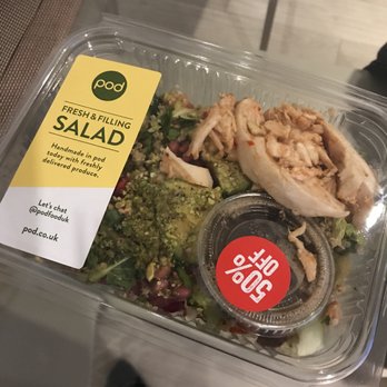 Pod - Chicken tabbouleh salad, 50% off - Salad Near Me - London, XGL
