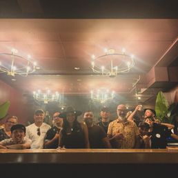 Photo with all guest that night as well as chef and his team Photo with all guest that night as well as chef and his team