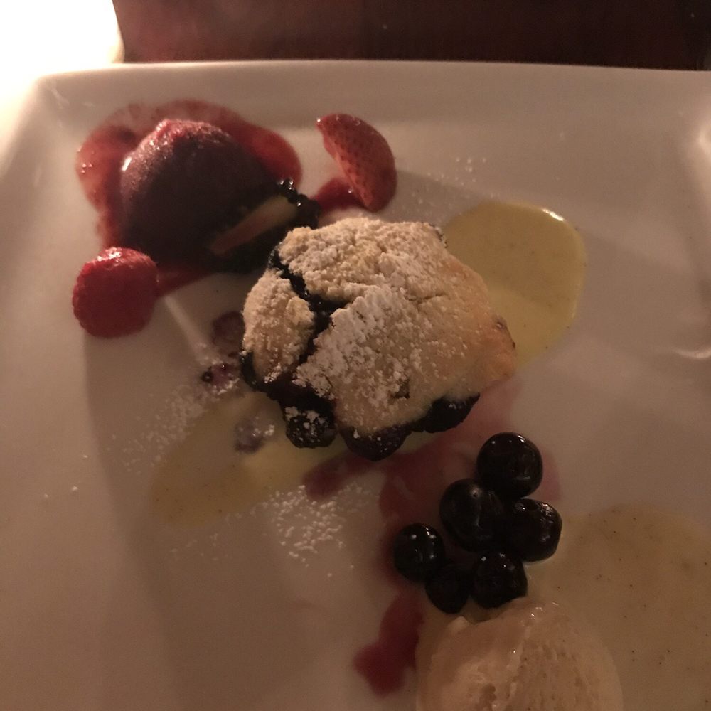 Maize Restaurant - Blackberry dessert - New American Near Me - Perkasie, Pennsylvania