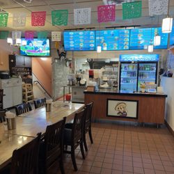 Order counter/kitchen area