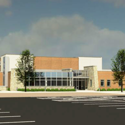 St Cletus Church - Render of new building.  Ground breaking expected in Spring/Summer 2016.