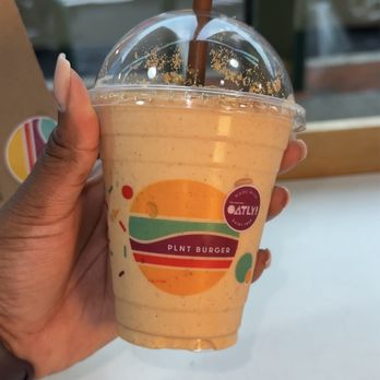 PLNT Burger - Pumpkin milkshake - Vegan Near Me - Silver Spring, Maryland