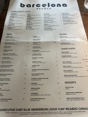 Menu photo 4 Barcelona Wine Bar Dallas, TX