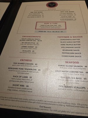 Menu photo 1 The Western Door Steakhouse Niagara Falls, NY Menu photo 1 The Western Door Steakhouse Niagara Falls, NY