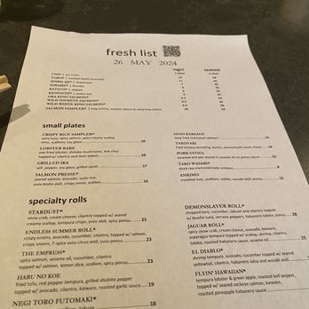 Umi Sake House - The short menu of the day - Sushi Bars Near Me - Seattle, Washington Umi Sake House - The short menu of the day - Sushi Bars Near Me - Seattle, Washington