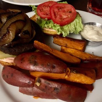 Veganized - Cheese Burger with Sweet Potato Fries - Vegan Near Me - New Brunswick, New Jersey