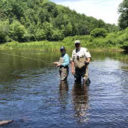 NH Rivers Guide Service - First time fly fishing and learned so much.