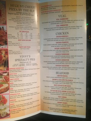 Menu photo 3 Vinny's Italian Restaurant Jacksonville, FL Menu photo 3 Vinny's Italian Restaurant Jacksonville, FL