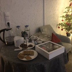 Pension Wappenhof - Cookies and tea (snack area)