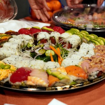 Mr. Sushi - A shot of the 2nd rolls platter. - Sushi Bars Near Me - Valencia, California Mr. Sushi - A shot of the 2nd rolls platter. - Sushi Bars Near Me - Valencia, California