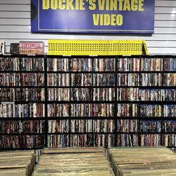 Duckie’s Vintage Boutique - DVD section