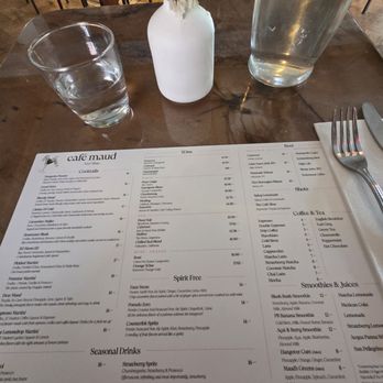 Café Maud - Menu - Cafes Near Me - New York, New York Café Maud - Menu - Cafes Near Me - New York, New York