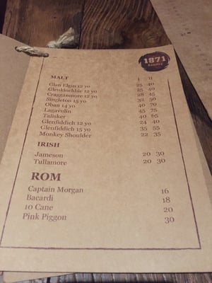 Menu photo 3 1871 Kadıköy Istanbul, 34 Menu photo 3 1871 Kadıköy Istanbul, 34
