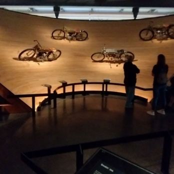 Harley-Davidson of Madison - Cycles on a curved track - Motorcycle Dealers Near Me - Madison, Wisconsin