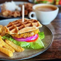 Honey & Herb - Belgian Waffle House - You had me at Burger