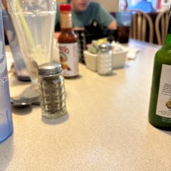 My friend waiting to grub up