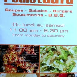 Poulet Gaya - Poulet Gaya paper menu