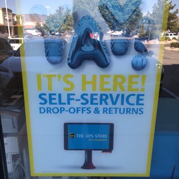 The UPS Store - New self-service machine for Amazon returns. No lines, no waiting. - Shipping Centers Near Me - Reno, Nevada The UPS Store - New self-service machine for Amazon returns. No lines, no waiting. - Shipping Centers Near Me - Reno, Nevada