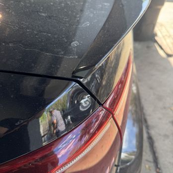 Factory Finish Paint and Body - Damaged rear quarter panel - Body Shops Near Me - Lake Worth, Florida Factory Finish Paint and Body - Damaged rear quarter panel - Body Shops Near Me - Lake Worth, Florida