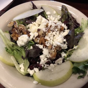 The Hungry Monk - Apple walnut salad: Fresh spring mixed greens,
Feta cheese, crisp apples, can-
died walnuts, dried cranberries
& Red Wine vinaigrette. - Beer Bar Near Me - Chandler, Arizona The Hungry Monk - Apple walnut salad: Fresh spring mixed greens,
Feta cheese, crisp apples, can-
died walnuts, dried cranberries
& Red Wine vinaigrette. - Beer Bar Near Me - Chandler, Arizona