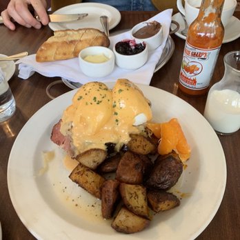 Tilikum Place Cafe - Special pastrami gnocchi cake benedict - New American Near Me - Seattle, Washington Tilikum Place Cafe - Special pastrami gnocchi cake benedict - New American Near Me - Seattle, Washington